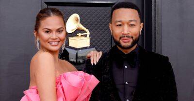 Pregnant Chrissy Teigen 'glowing' as she steps out in black dress and gives baby update - www.manchestereveningnews.co.uk