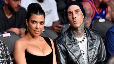 Kourtney Kardashian Barker's Mall Goth Phase Continues With a Sheer, Tattoo-Patterned Shirt—See Pics - www.glamour.com