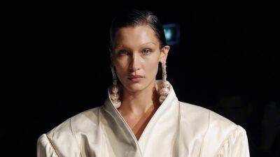 Bella Hadid Has a Dress Painted Onto Her Body to Close Out Coperni Fashion Show (Video) - thewrap.com