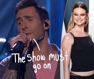 Adam Levine Performs For The First Time Since Cheating Scandal -- And Gets Support From Behati Prinsloo! - perezhilton.com - Las Vegas
