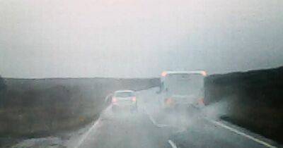 Heart-stopping footage shows moment reckless driver overtakes in a motorhome on A82 - www.dailyrecord.co.uk - Scotland