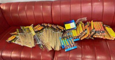 Hundreds of fireworks seized from Scots barbershop during tenement block raid - www.dailyrecord.co.uk - Scotland - county Walker