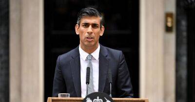 Rishi Sunak takes aim at Liz Truss during first speech as Prime Minister - www.dailyrecord.co.uk - Britain - county Johnson