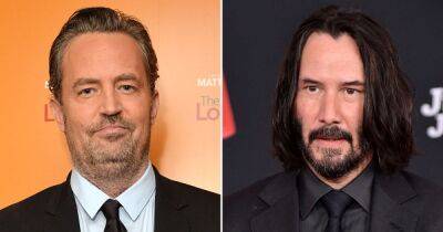 Matthew Perry Shades Keanu Reeves in New Memoir: ‘Why Is It That’ He ‘Still Walks Among Us?’ - www.usmagazine.com - Ireland - state Massachusets - state Idaho - county Reeves