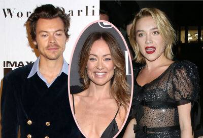 Don't Worry Darling Set Source CONFIRMS Harry Styles Kissed Florence Pugh THEN Started Hooking Up With Olivia Wilde - perezhilton.com
