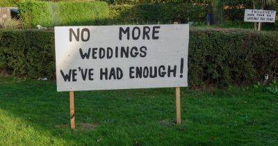 Villagers put up signs saying couples 'not welcome' at popular wedding venue - www.dailyrecord.co.uk - county Hall