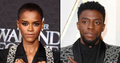 Letitia Wright Pays Tribute to Chadwick Boseman With Her Sparkly Suit at ‘Wakanda Forever’ Premiere - www.usmagazine.com - Los Angeles - Argentina - Guyana