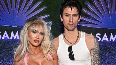 Megan Fox and Machine Gun Kelly Were Nearly Unrecognizable as Pamela Anderson and Tommy Lee—See Pics - www.glamour.com - Mexico - Beverly Hills - state Nevada