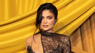 Kylie Jenner Wore a Sheer, Lingerie-Inspired Spin on a Wrap Dress - www.glamour.com - county Blair
