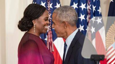 Barack and Michelle Obama Celebrate 30th Wedding Anniversary With Photo Tributes - www.etonline.com