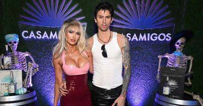 Megan Fox and Machine Gun Kelly Dress Up as Pamela Anderson and Tommy Lee for Halloween Party: Photos - www.usmagazine.com - city Anderson - county Sebastian