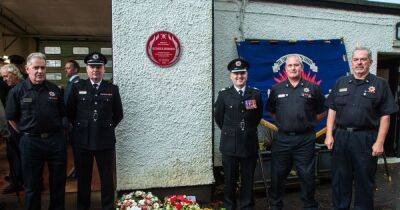 Scots firefighter who died tackling hotel blaze 44 years ago honoured with plaque - www.dailyrecord.co.uk - Britain - Scotland - county Alexander - Beyond