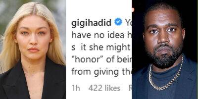 Gigi Hadid Slams Kanye West for Coming After Gabriella Karefa-Johnson: 'You're a Bully & a Joke' - www.justjared.com - USA - state Missouri