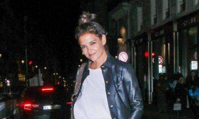 Katie Holmes and Bobby Wooten III enjoy a trendy dinner during Paris Fashion Week - us.hola.com - New York - county Ford