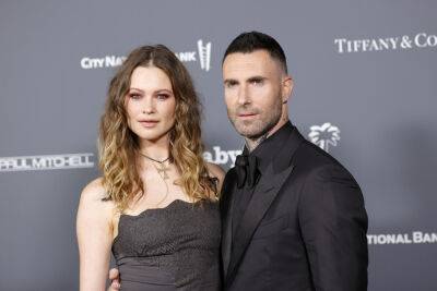 Behati Prinsloo Supports Adam Levine Backstage At Charity Event Amid Scandal (Exclusive) - etcanada.com - Las Vegas - city Sin