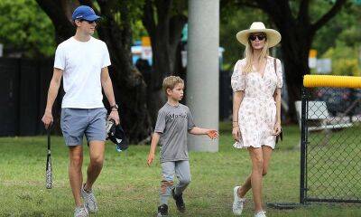Ivanka Trump and Jared Kushner watch their six-year-old son play baseball - us.hola.com - New York - Miami - Florida - New Jersey