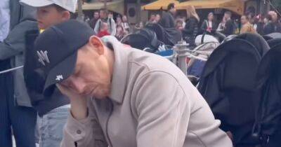 Joe Swash falls asleep at Disneyland as Stacey Solomon and kids have time of their life - www.ok.co.uk - county Hand