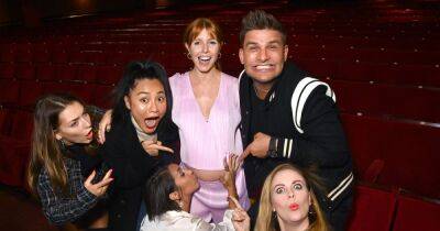 Strictly Come Dancing pals kiss Stacey Dooley's blossoming baby bump in sweet moment - www.ok.co.uk