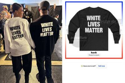 Fake Kanye West ‘White Lives Matter’ shirts selling on eBay - nypost.com - France