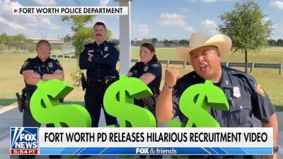 Texas police department takes a car-salesman approach in viral recruitment video - www.foxnews.com - USA - Texas - county Worth