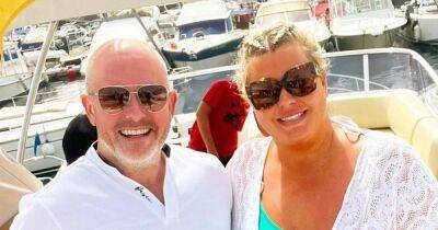 Gemma Collins shows off glowing tan as she enjoys trip with brother in skimpy kaftan - www.ok.co.uk