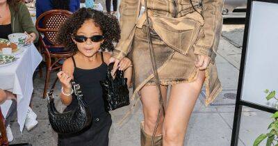 Kylie Jenner’s daughter Stormi, 4, sports £300 crocodile bag during lunch date - www.ok.co.uk - Paris - Beverly Hills