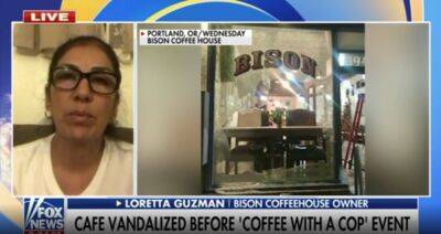 Mob of vandals destroy minority-owned Portland coffee shop before 'Coffee with a Cop' event - www.foxnews.com - county Hall - state Oregon