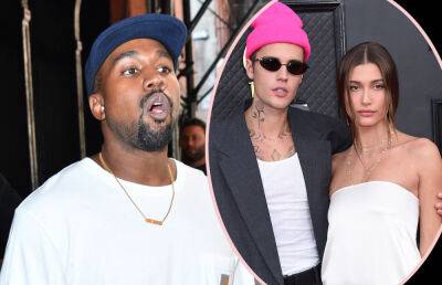 Kanye West Bullies Hailey Bieber With 'Nose Job' Nickname After Telling Justin To Come 'Get Your Girl' - perezhilton.com