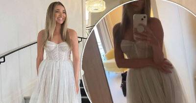 Nadine Coyle looks glamorous in a strapless white gown - www.msn.com