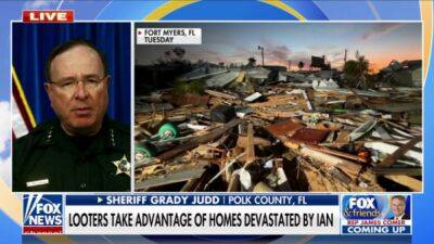 Florida Sheriff pushes Hurricane Ian victims to ‘shoot’ looters until they look ‘like grated cheese’ - www.foxnews.com - Florida - county Polk