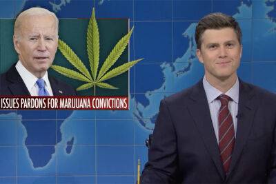 ‘SNL’ mocks Biden, jokes he smoked weed with pardoned pot convicts - nypost.com