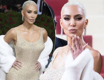 Kim Kardashian Was BEYOND Panicked After Gaining TWO Pounds Ahead Of Marilyn Monroe Moment At The Met Gala! - perezhilton.com - Beyond