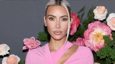 Kim Kardashian Went Full Balenciaga Barbie in a Baby Pink Cutout Gown—See Pics - www.glamour.com - France - Los Angeles