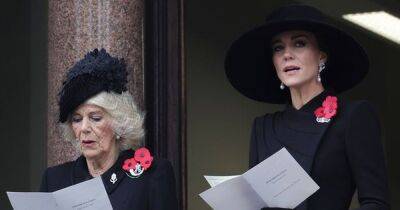 Kate Middleton made 'concerned' gesture to Camilla at Remembrance Sunday, says expert - www.dailyrecord.co.uk