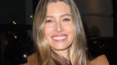 Jessica Biel Wore a Leather Jumpsuit in the Perfect Fall Color—See Pics - www.glamour.com - New York