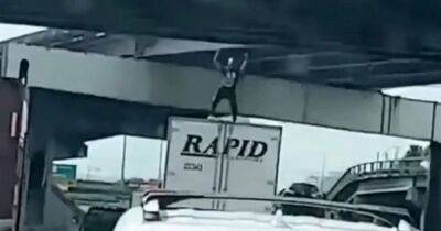 Man killed after being struck by bridge while dancing on top of moving HGV - www.dailyrecord.co.uk - USA - Texas