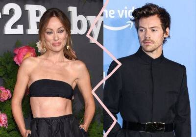 Neither Olivia Wilde Nor Harry Styles Did The Dumping, And There's 'No Bad Blood'? Sorry, Not Buying It! - perezhilton.com