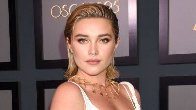 Florence Pugh Just Continued Her See-Through Dress Tour With a Polka Dot Gown—See Pics - www.glamour.com - Los Angeles - California