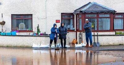 Roads and communities across Perth and Kinross recovering from torrential rainfall and floodwater - www.dailyrecord.co.uk - city Sandiland