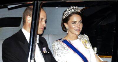 Princess Kate Brings Out Princess Diana’s Lover’s Knot Tiara for King Charles III’s 1st State Banquet - www.usmagazine.com - Britain - New York - South Africa