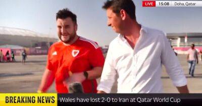 Watch Wales fan give Sky News reporter hilarious X-rated response to Iran defeat in comical TV clip - www.dailyrecord.co.uk - Iran - Qatar