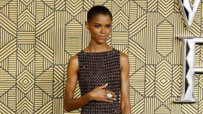 Letitia Wright Wore Hundreds of Crystals and a Panther Ring to the Wakanda Forever Premiere - www.glamour.com