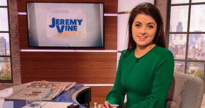 Channel 5's Storm Huntley suffers awkward wardrobe malfunction minutes before going on air - www.dailyrecord.co.uk