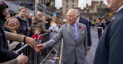 King Charles and Camilla 'egged' during visit to York as protestor wrestled to the ground by cops - www.dailyrecord.co.uk - Scotland - county York - county King And Queen - county Liberty