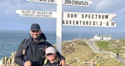Aberfoyle father and daughter complete UK walk to raise autism awareness - www.dailyrecord.co.uk - Britain - Beyond