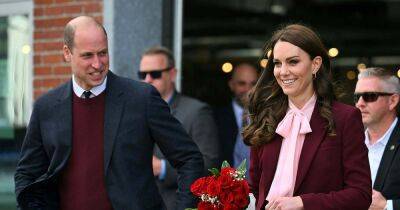 Prince William and Princess Kate Are All Smiles in Boston Hours After Harry and Meghan’s Explosive Netflix Trailer Drops - www.usmagazine.com - state Massachusets - Boston