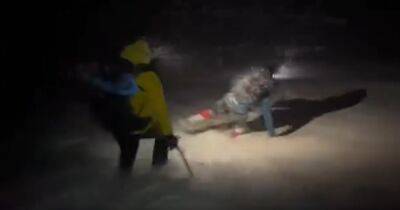 Scots mountaineers rescued after wading through 'waist deep' snow in pitch black - www.dailyrecord.co.uk - Scotland