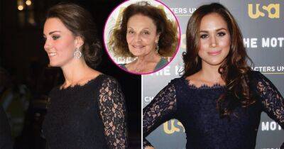 Diane von Furstenberg Wishes Meghan Markle and Princess Kate ‘Peace’ as She Shares Pic of Them in Same Dress - www.usmagazine.com - Los Angeles - USA - South Africa