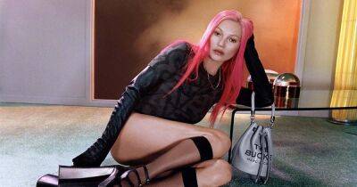 Kate Moss Resurrects Her Iconic ’90s Pink Hair in New Marc Jacobs Campaign - www.usmagazine.com