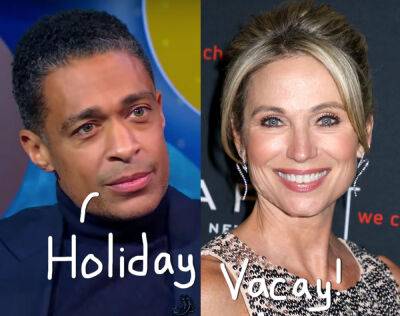 T.J. Holmes & Amy Robach Vacationing Together For The Holidays... In Atlanta?? - perezhilton.com - New York